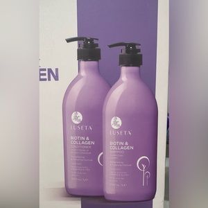 Luseta shampoo & Conditioner liter sized BIOTIN &COLLAGEN